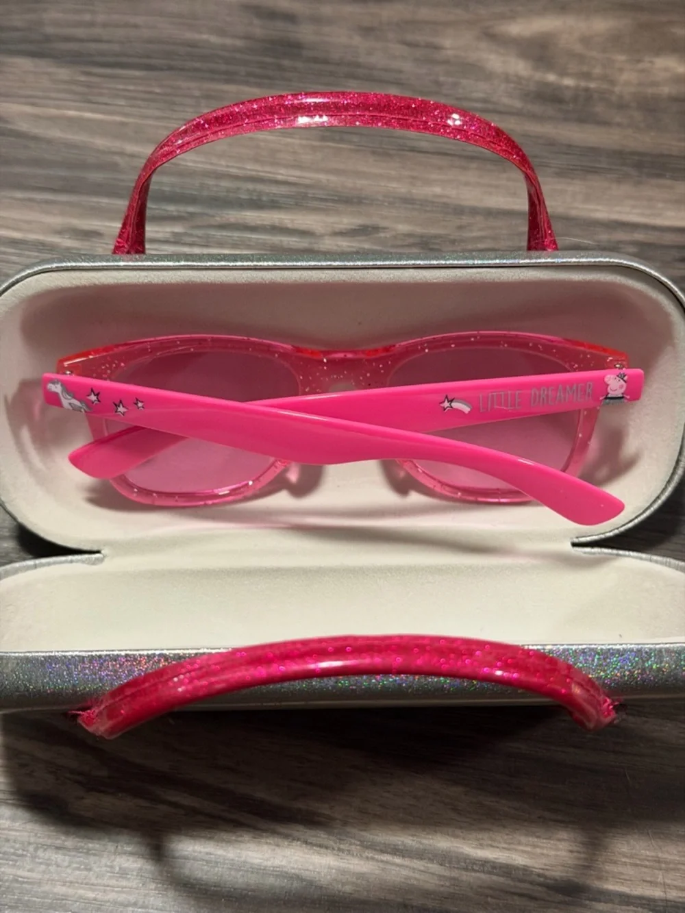 Peppa Pig Kids Sunglasses with Matching Glasses Case and UV Protection